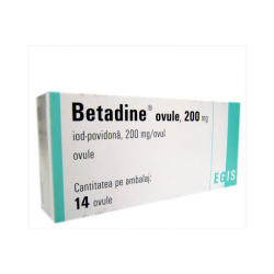 BETADINE 200MG X 14OVULE image