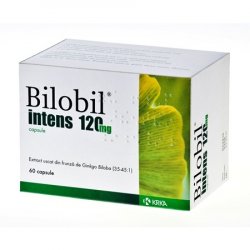 BILOBIL INTENS 120MG X 60CPS image