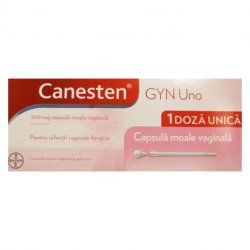 CANESTEN GYN UNO 500MG X 1CPS MOALE VAGINALA image