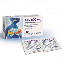 ACC 600MG X 10PLICURI CU CPR EFERVESCENTE image