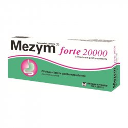 MEZYM FORTE 20.000UI X 20CPR GASTROREZISTENTE image