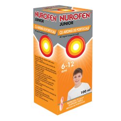 NUROFEN JUNIOR 6-12ANI PORTOCALE SIROP 100ML image