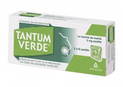 TANTUM VERDE CU AROMA DE MENTA 20PASTILE image