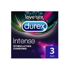 DUREX INTENSE ORGASMIC PREZERVATIV 3BUC image