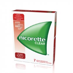 NICORETTE CLEAR 25MG/16H PLASTURI TRANSDERMICI 7BUC image