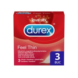 DUREX FEEL THIN PREZERVATIV 3BUC image