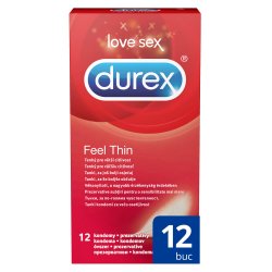 DUREX FEEL THIN PREZERVATIV 12BUC image