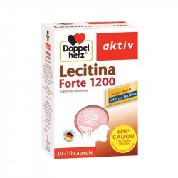 DOPPELHERZ AKTIV LECITINA FORTE 1200MG X 30CPS + 10CPS CADOU image