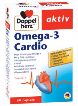 DOPPELHERZ AKTIV OMEGA-3 CARDIO 60CPS image