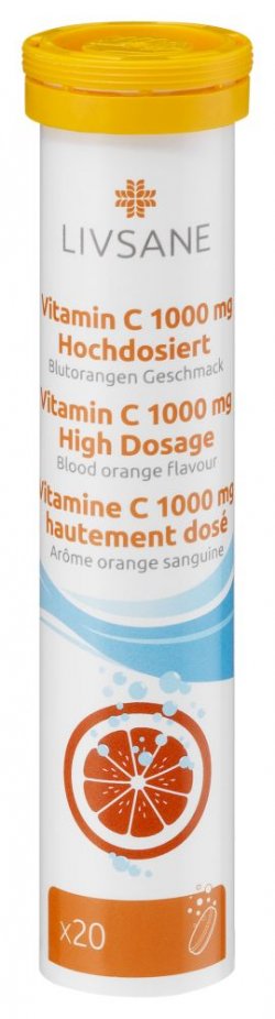 LIVSANE VITAMINA C 1000MG X 20TBL EFERVESCENTE image