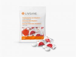 LIVSANE DEXTROZA CU VIT C CAPSUNI 28TBL MASTICABILE image