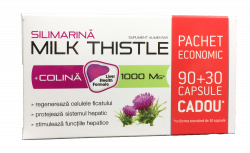 ZDROVIT SILIMARINA MILK THISTLE + COLINA 90CPS + 30CPS CADOU image