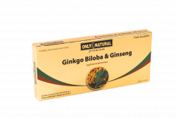 ONLY NATURAL GINKGO BILOBA + GINSENG 10FIOLE X 10ML image
