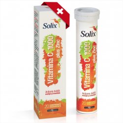 SOLIX VITAMINA C 1000+ZINC 20CPR EFERVESCENTE image