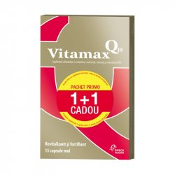 VITAMAX Q10 15CPS MOI PACHET PROMO 1+1 GRATIS image