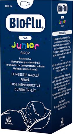 BIOFLU PLUS JUNIOR SIROP 100ML image