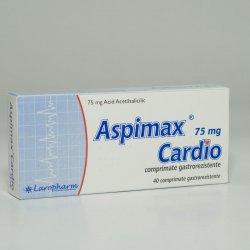 ASPIMAX CARDIO 75MG X 40CPR GASTROREZISTENTE image