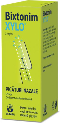 BIXTONIM XYLO 1MG/ML PICATURI NAZALE 10ML image