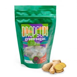 GREEN SUGAR DROPSURI CU GHIMBIR 150G image