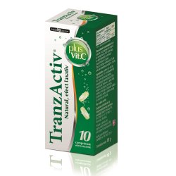 TRANZACTIV PLUS VITAMINA C 10CPR EFERVESCENTE image