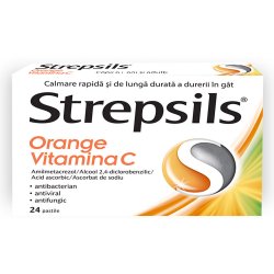 STREPSILS ORANGE VITAMINA C 24PASTILE image