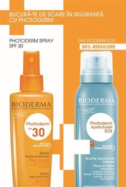 BIODERMA PHOTODERM SPRAY SPF30 200ML + SOS SPRAY 125ML 50% REDUCERE LA AL 2-LEA PRODUS image