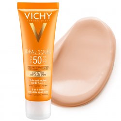 VICHY IDEAL SOLEIL CREMA COLORATA ANTI-PETE PIGMENTARE SPF50+ X 50ML image