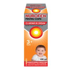 NUROFEN COPII 3LUNI+ CAPSUNI SIROP 100ML image