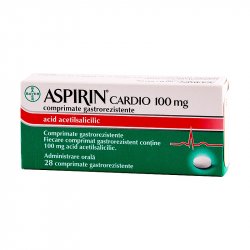 BAYER ASPIRIN CARDIO 100MG X 28CPR image