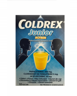 COLDREX HOTREM JUNIOR 10PLICURI image