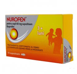 NUROFEN COPII 60MG SUPOZITOARE 10BUC image