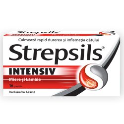 STREPSILS INTENSIV MIERE SI LAMAIE 16PASTILE image