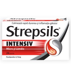 STREPSILS INTENSIV MIERE SI LAMAIE 24PASTILE image