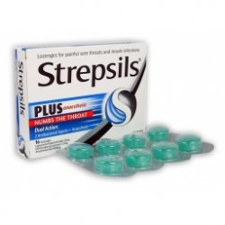 STREPSILS PLUS 16PASTILE image