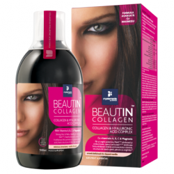 BEAUTIN COLLAGEN MAGNEZIU CAPSUNI VANILIE LICHID 500ML image