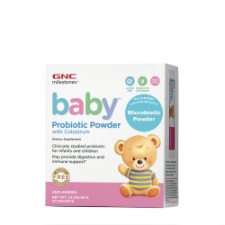 GNC BABY MICROBIOTIC PULBERE CU COLOSTRU 20PLICURI image