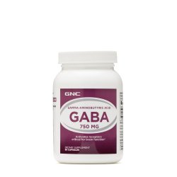 GNC GABA 750MG X 90CPS image