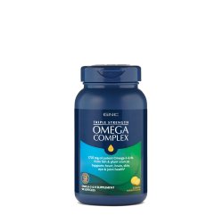 GNC TRIPLE STRENGTH OMEGA COMPLEX 90CPS GELATINOASE image