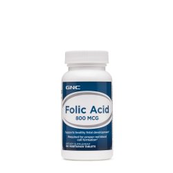 GNC ACID FOLIC 800MCG X 100TBL image