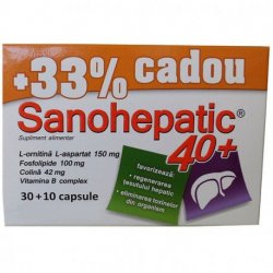 ZDROVIT SANOHEPATIC 40+ 30CPS + 33% CADOU image