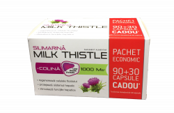 ZDROVIT SILIMARINA MILK THISTLE + COLINA 90CPS + 30CPS CADOU PROMO image