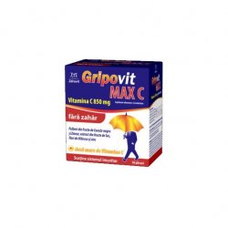 ZDROVIT GRIPOVIT MAX C FARA ZAHAR 12PLICURI image