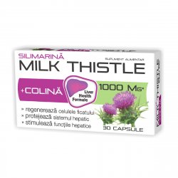 ZDROVIT SILIMARINA MILK THISTLE + COLINA 30CPS GRATUIT image