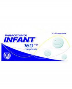 PARACETAMOL INFANT 160MG X 20CPR image