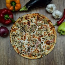 Pizza Funghi e Salami 42cm image