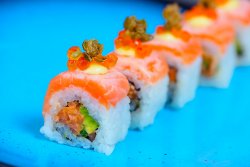 Crazy Salmon Sushi Roll image