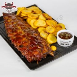 Pork ribs și cartofi chips image